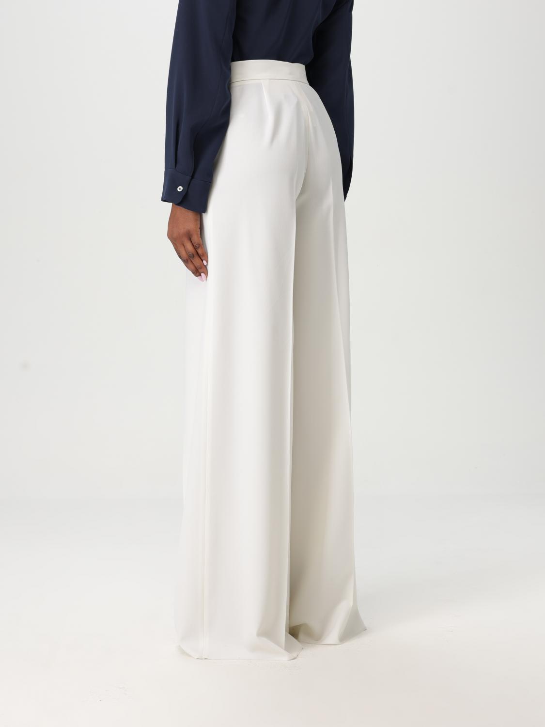 Max Mara Pants Woman White