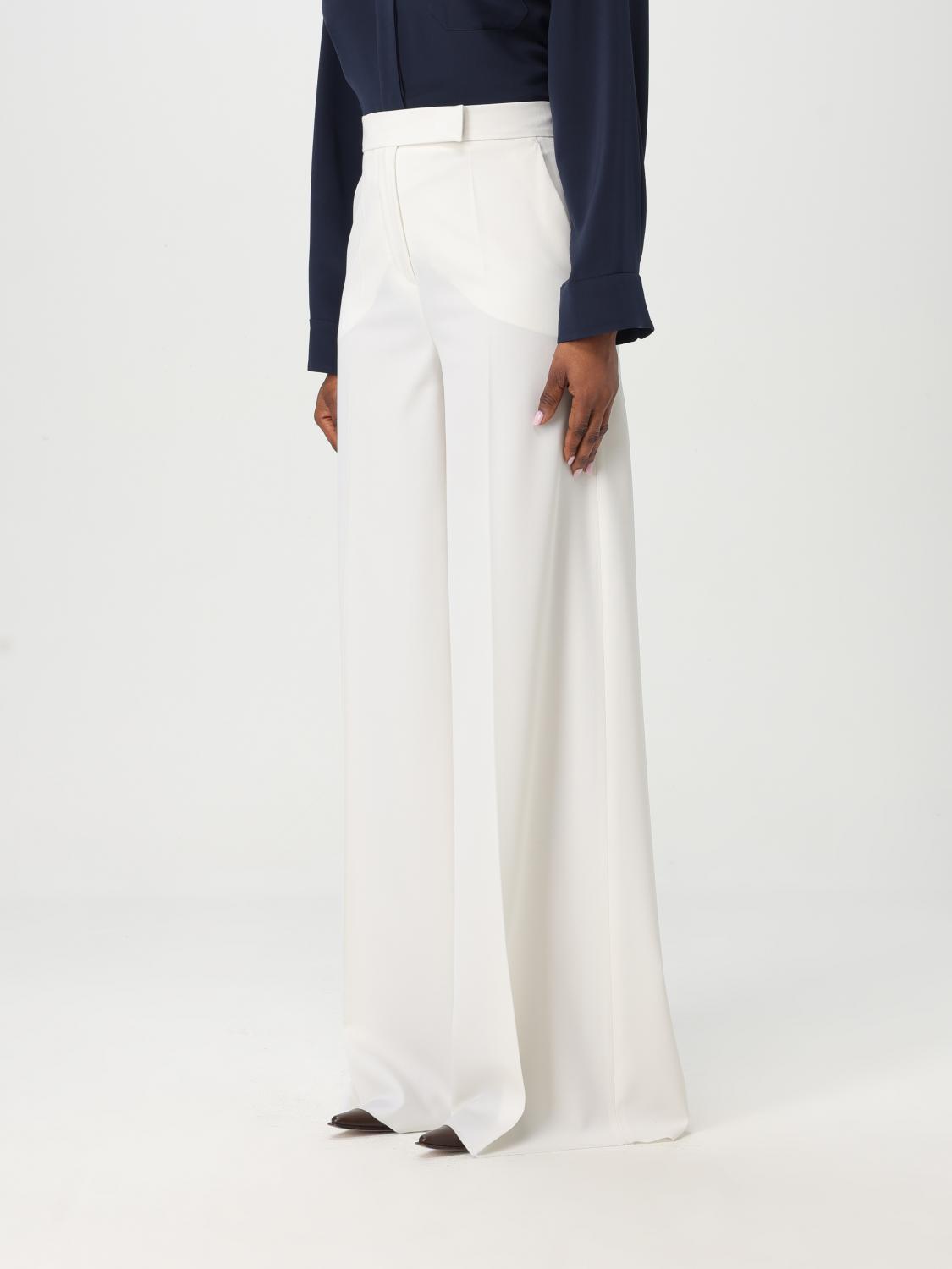 Max Mara Pants Woman White