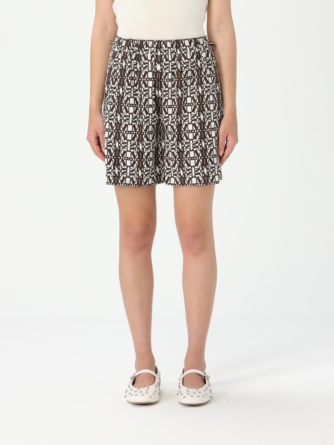 Max Mara Shorts Woman Brown