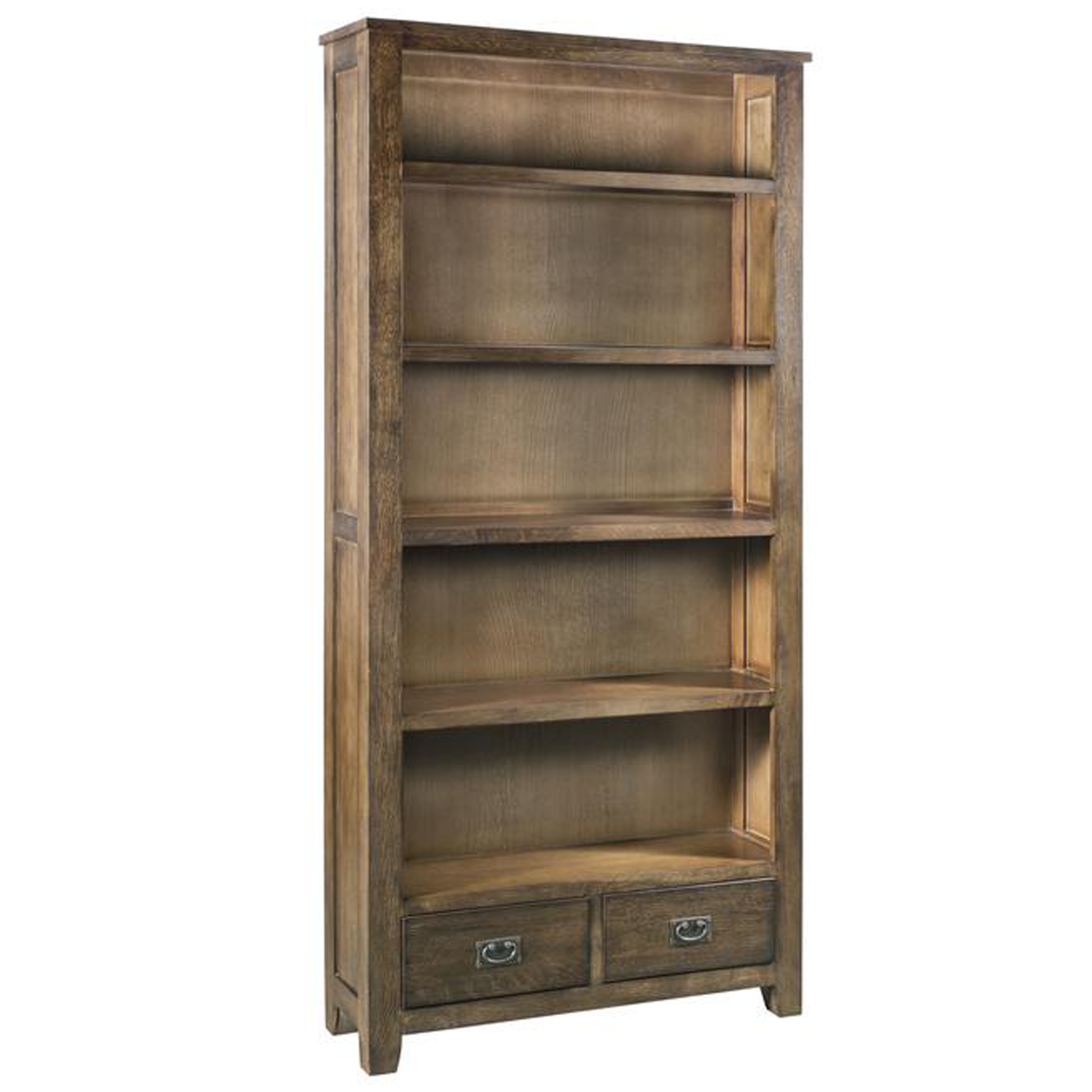 Mission Open Shelf Bookcase - Walnut