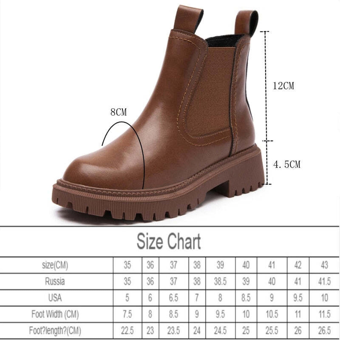 AIYUQI Women's Chelsea Boots Genuine Leather New Autumn Winter Fashion Women's Ankle Boots Retro Martin Boots Ladies