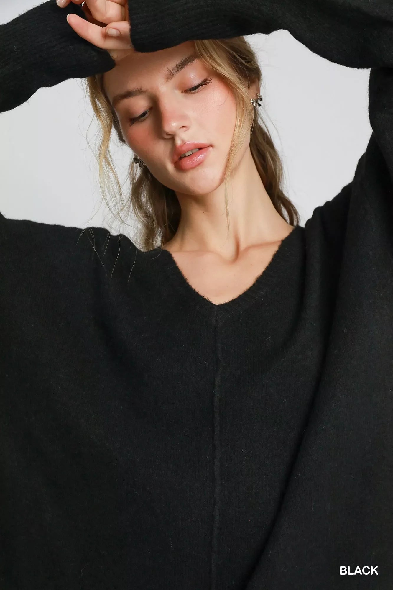 Wool Blended Pullover Sweater