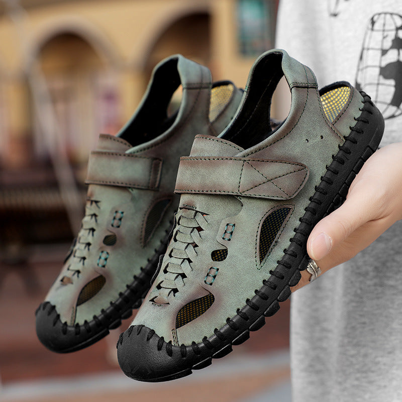 Outdoor Leather Casual Wading Sandals