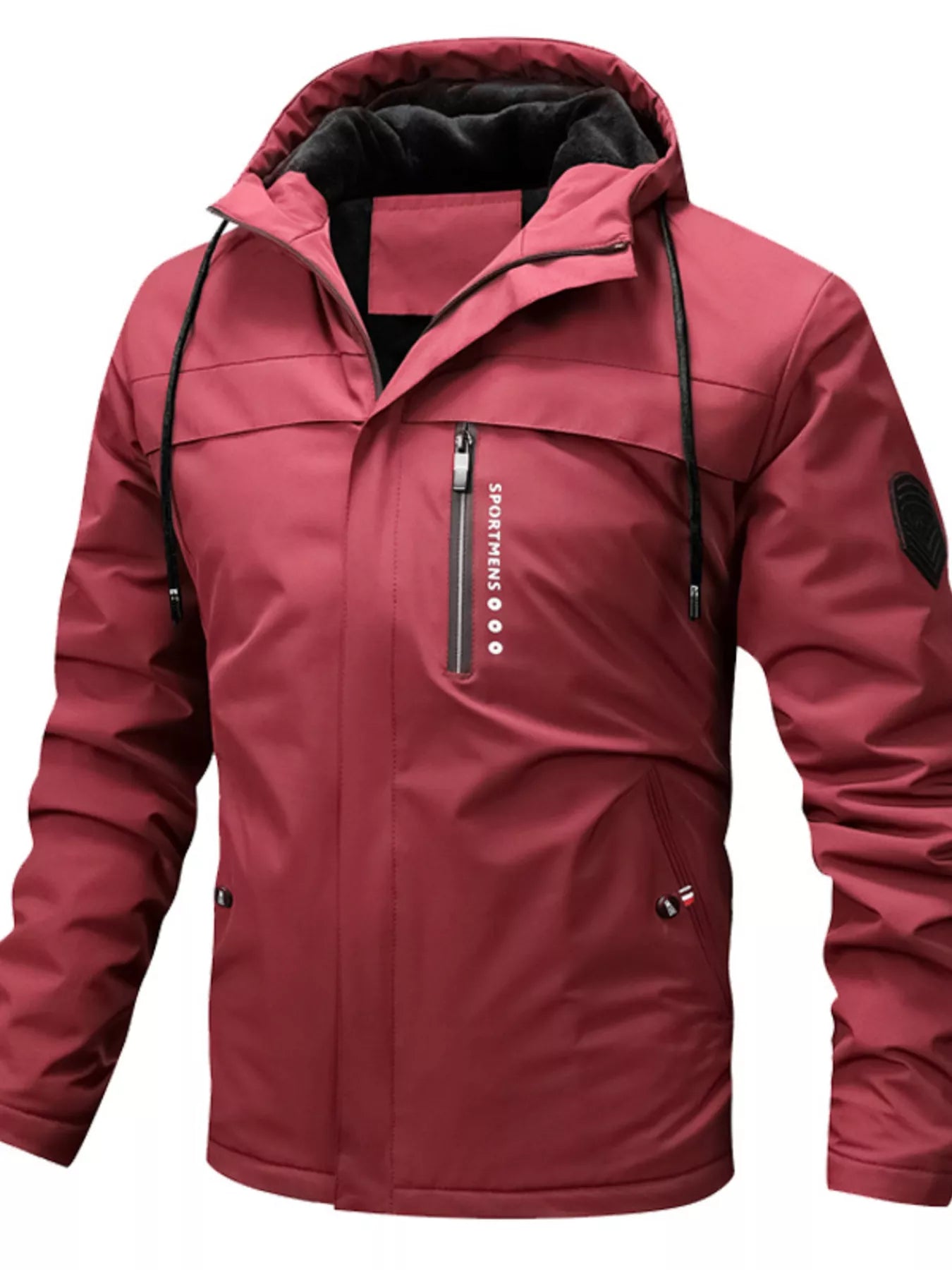 Men's Plus Size Winter Warm Hooded Parka Jacket