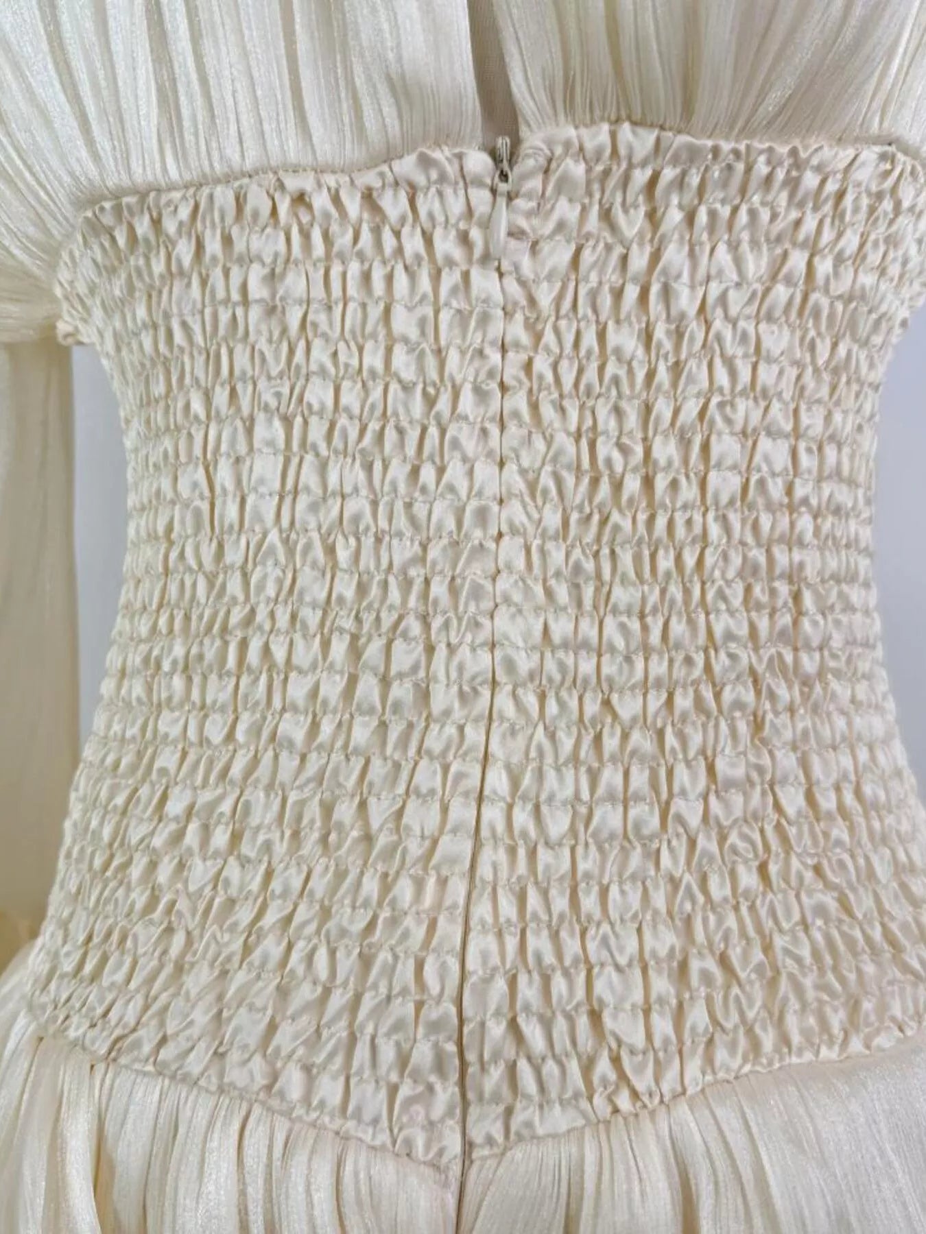 Ruffled Long Sleeve Mini Dress