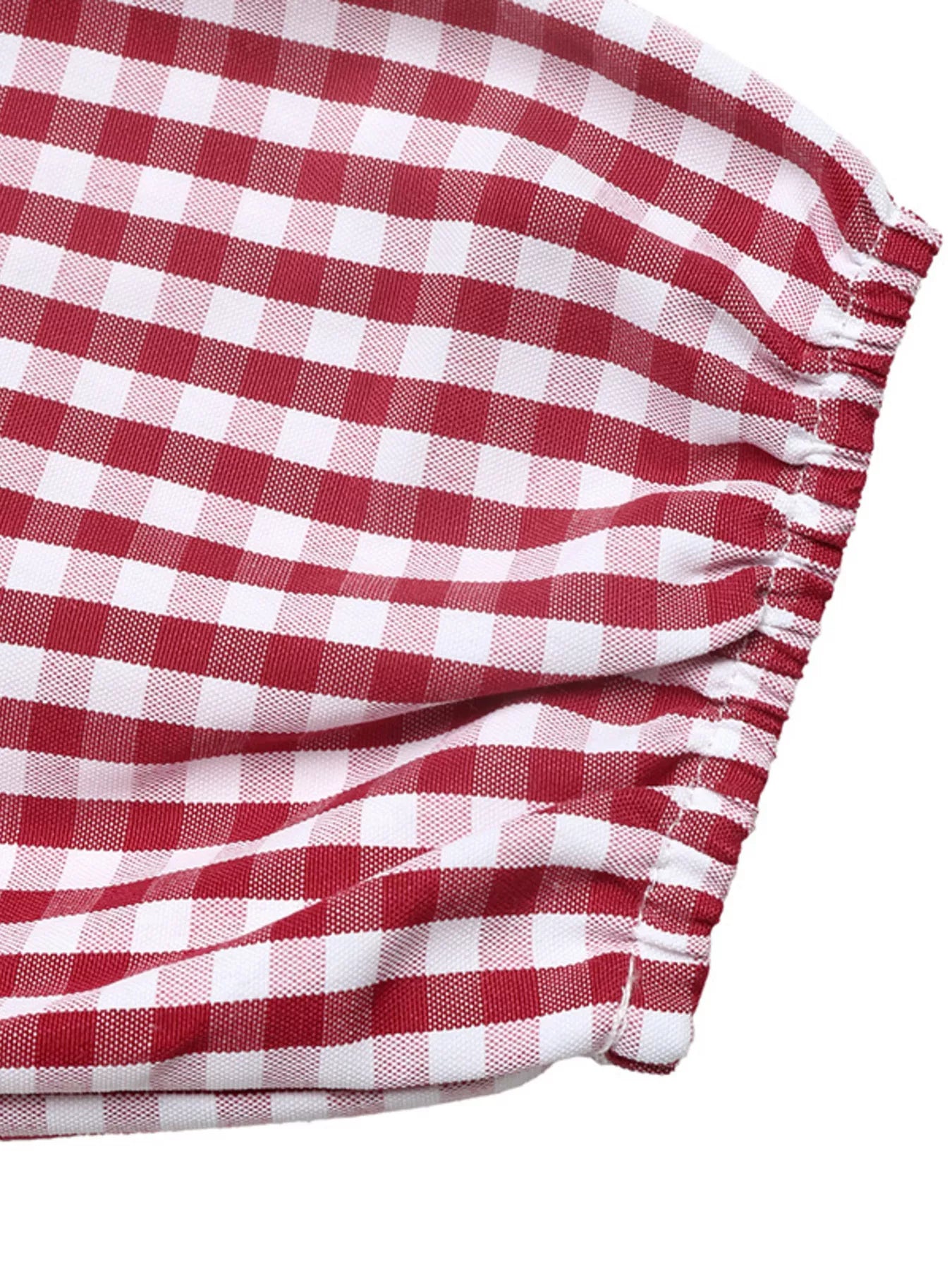 Backless Plaid Long Sleeve Dress