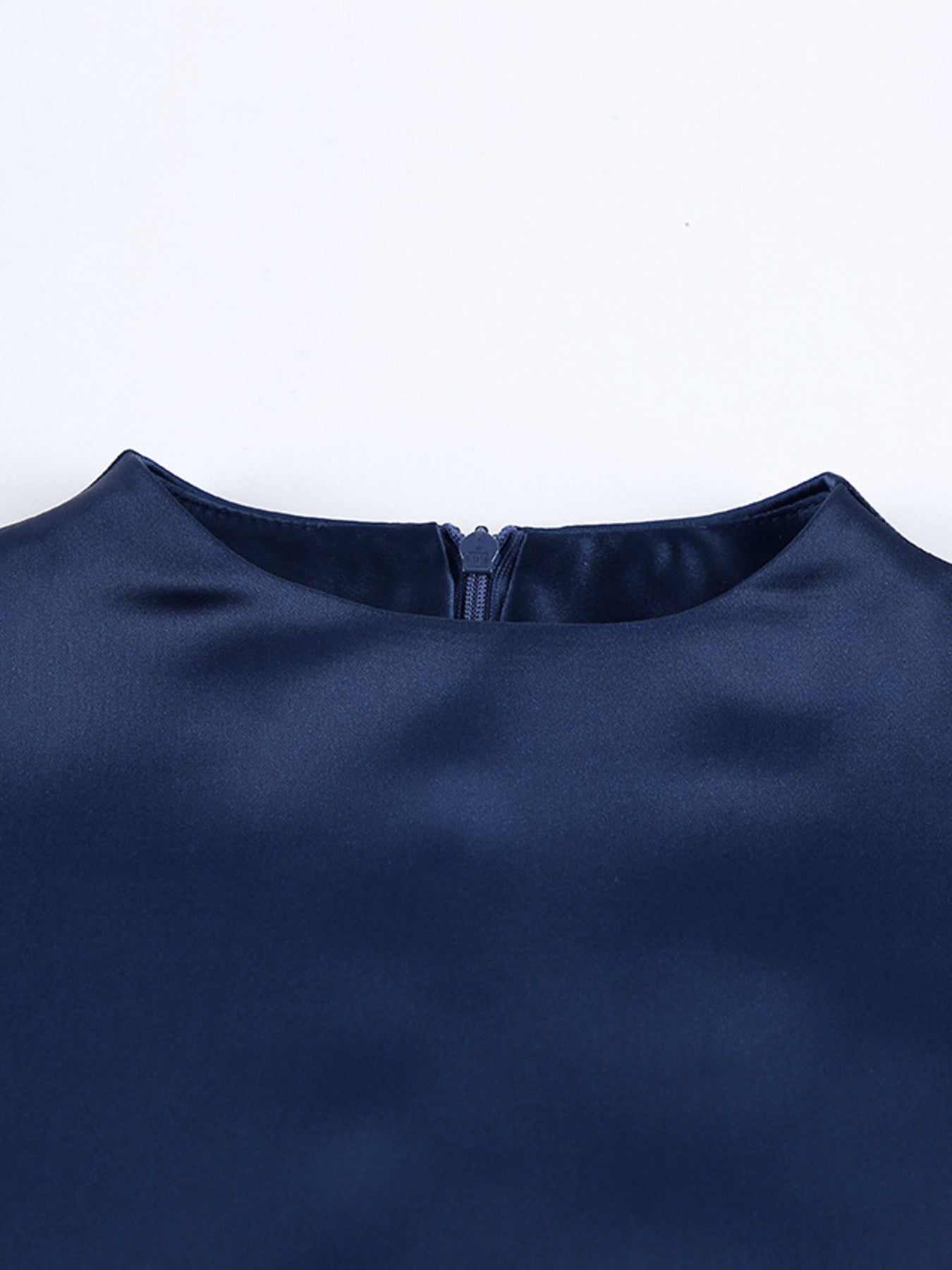 Mock Neck Cape Sleeve Mini Dress