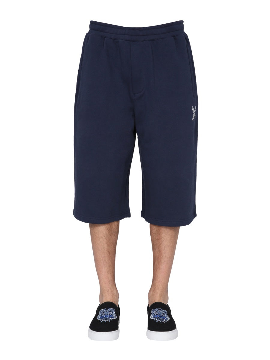 Kenzo Men Cotton Sweatshirt Shorts