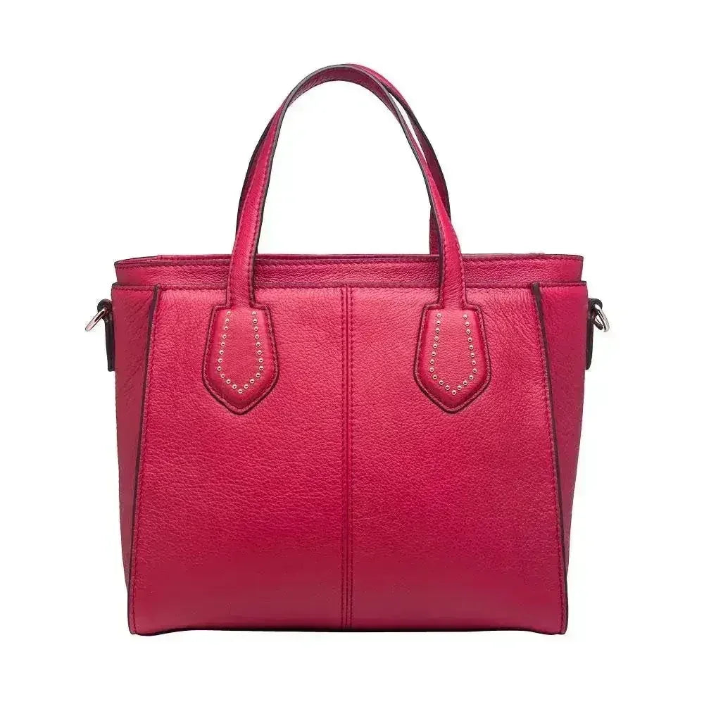 Maria Carla Women's Fashion Luxury Leather Handbag, Smooth Leather