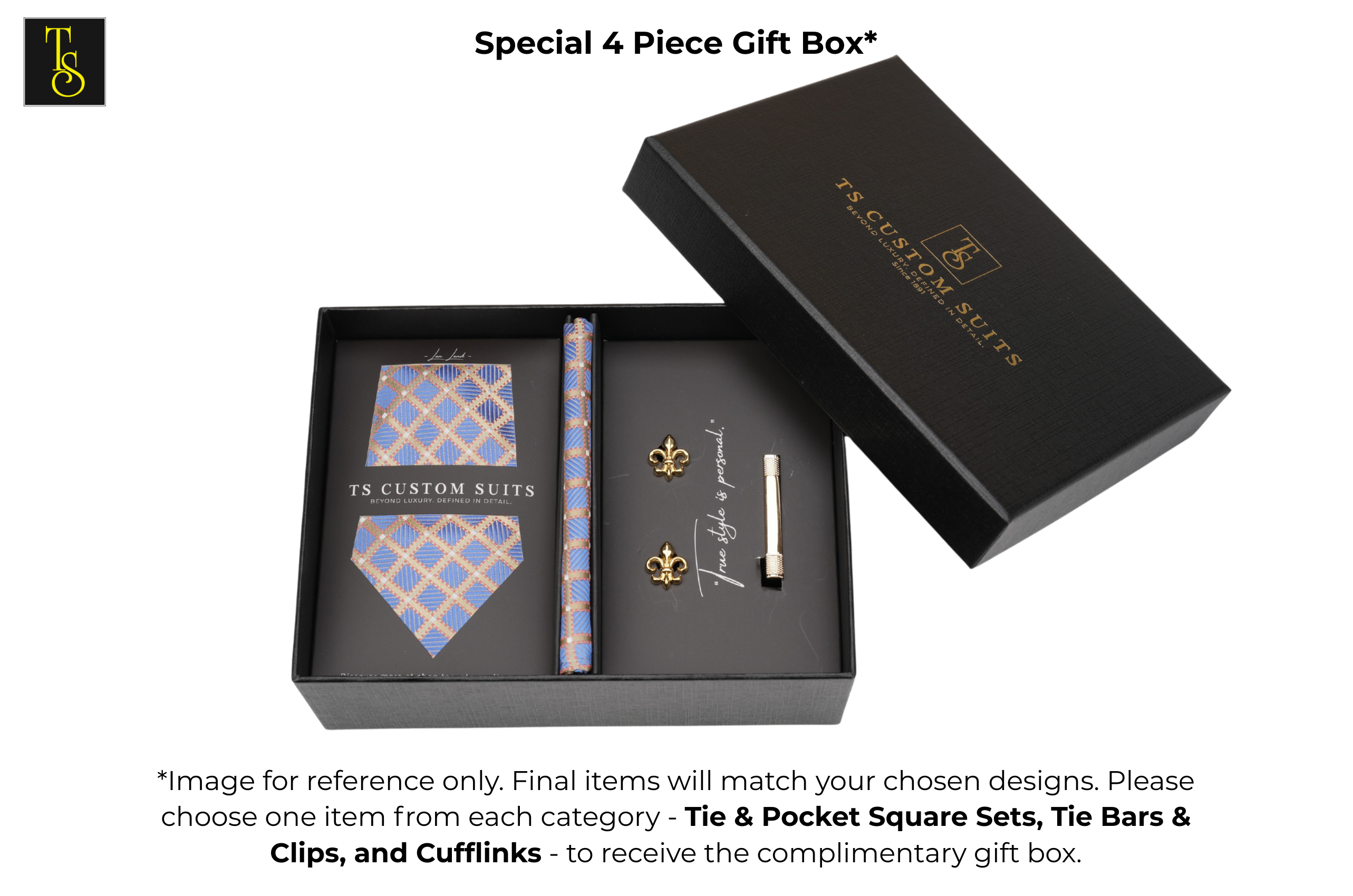 The Opulent Chain Crystal Cufflinks