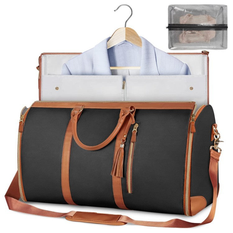 Women's Large Capacity Travel Duffle and Garment Bag Handbag