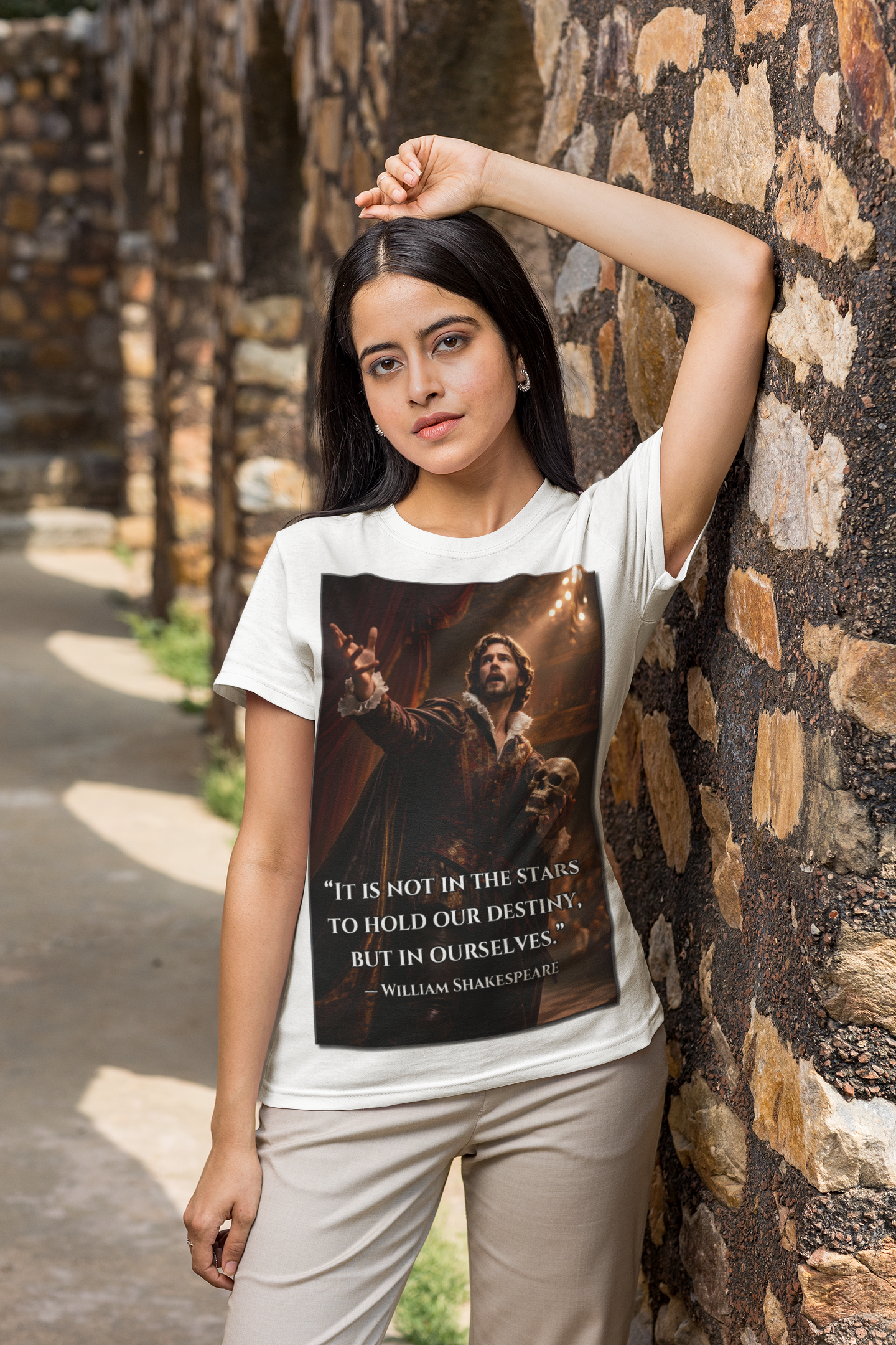 It is not in the stars to hold our destiny, but in ourselves. - Under ArmourⓇ athletic t-shirt