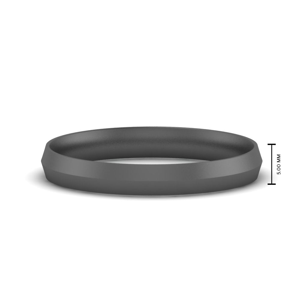 Comfort Fit Knife Edge Mens Band