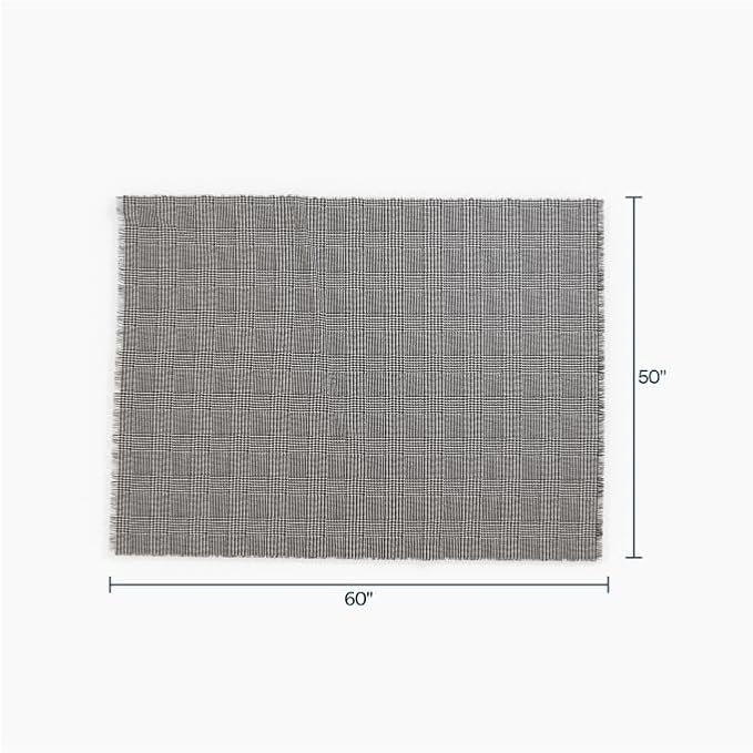 Outer Bug Shield Outdoor Throw Blanket w/Insect Shield Repellent Gear Technology- Lightweight Insect-Repellent Outdoor Blanket, Camping, Picnic & Beach Blanket, Houndstooth, 50”W x 60”