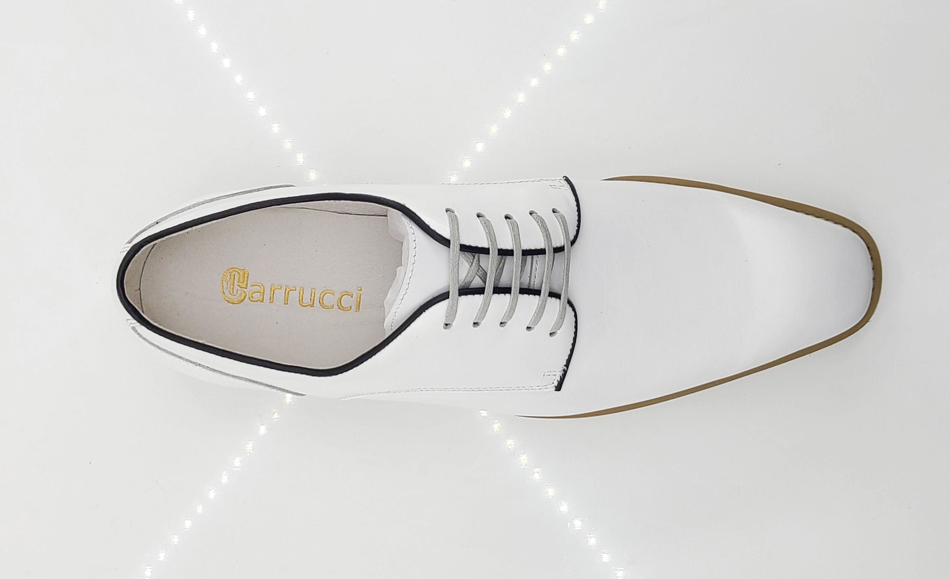 Carrucci Derby Calfskin - White