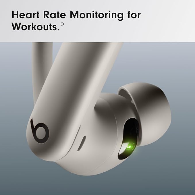 Beats Powerbeats Pro 2 Wireless Bluetooth Earbuds - Noise Cancelling, Heart Rate Monitor, IPX4, Up to 45H Battery & Charging Case, Works with Apple & Android - Quick Sand