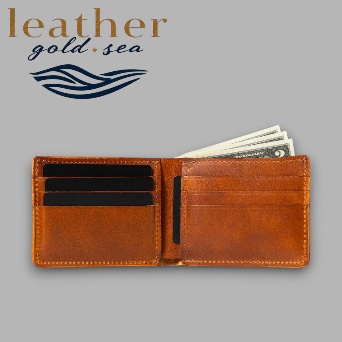 Brown Cow Leather Wallet – Genuine Style