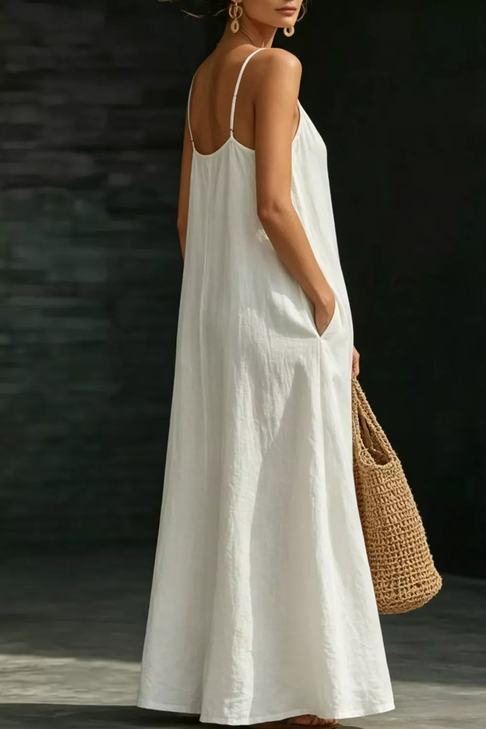 Sleeveless Loose Fit Maxi Dress