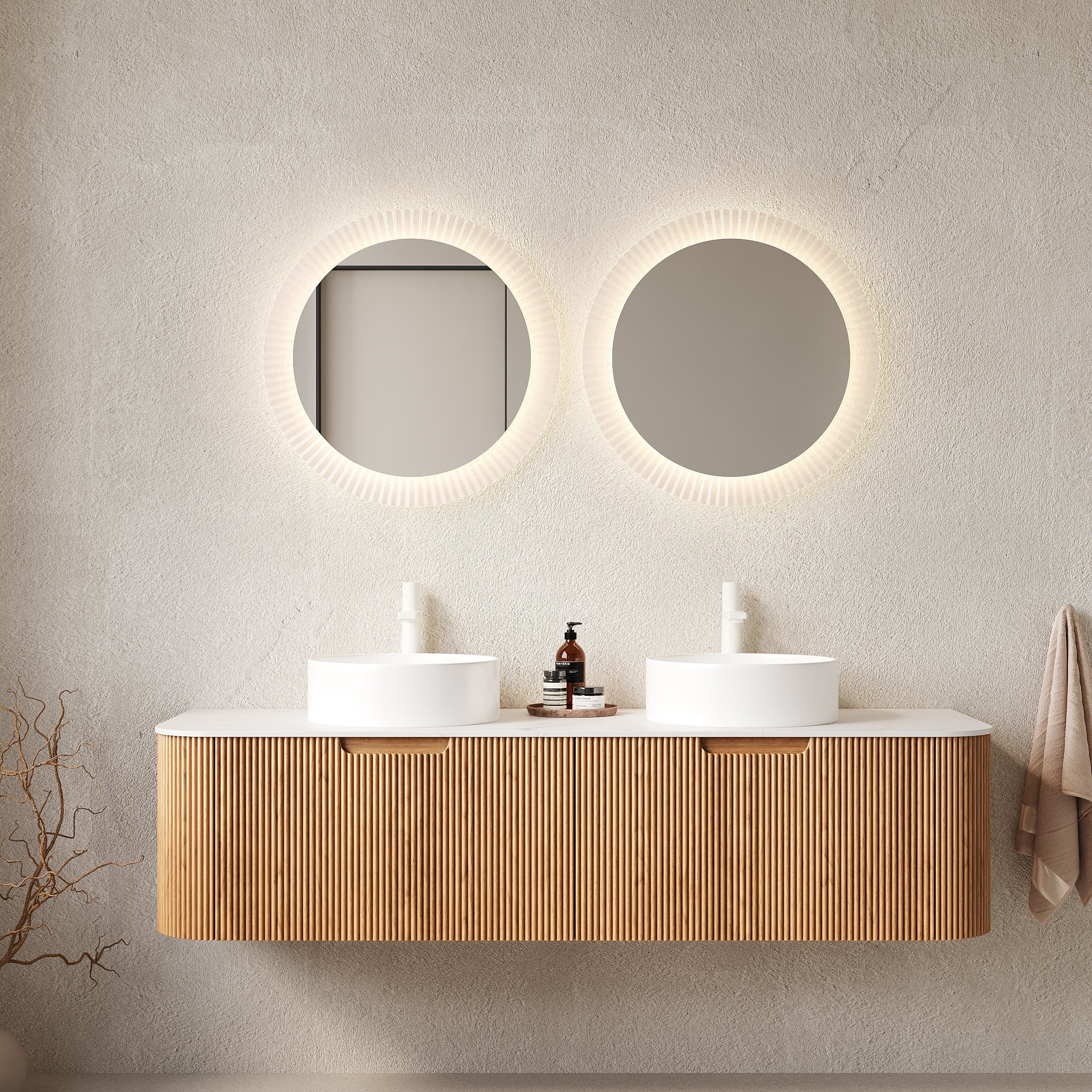 DINA 60" Bathroom Vanity & Sinks