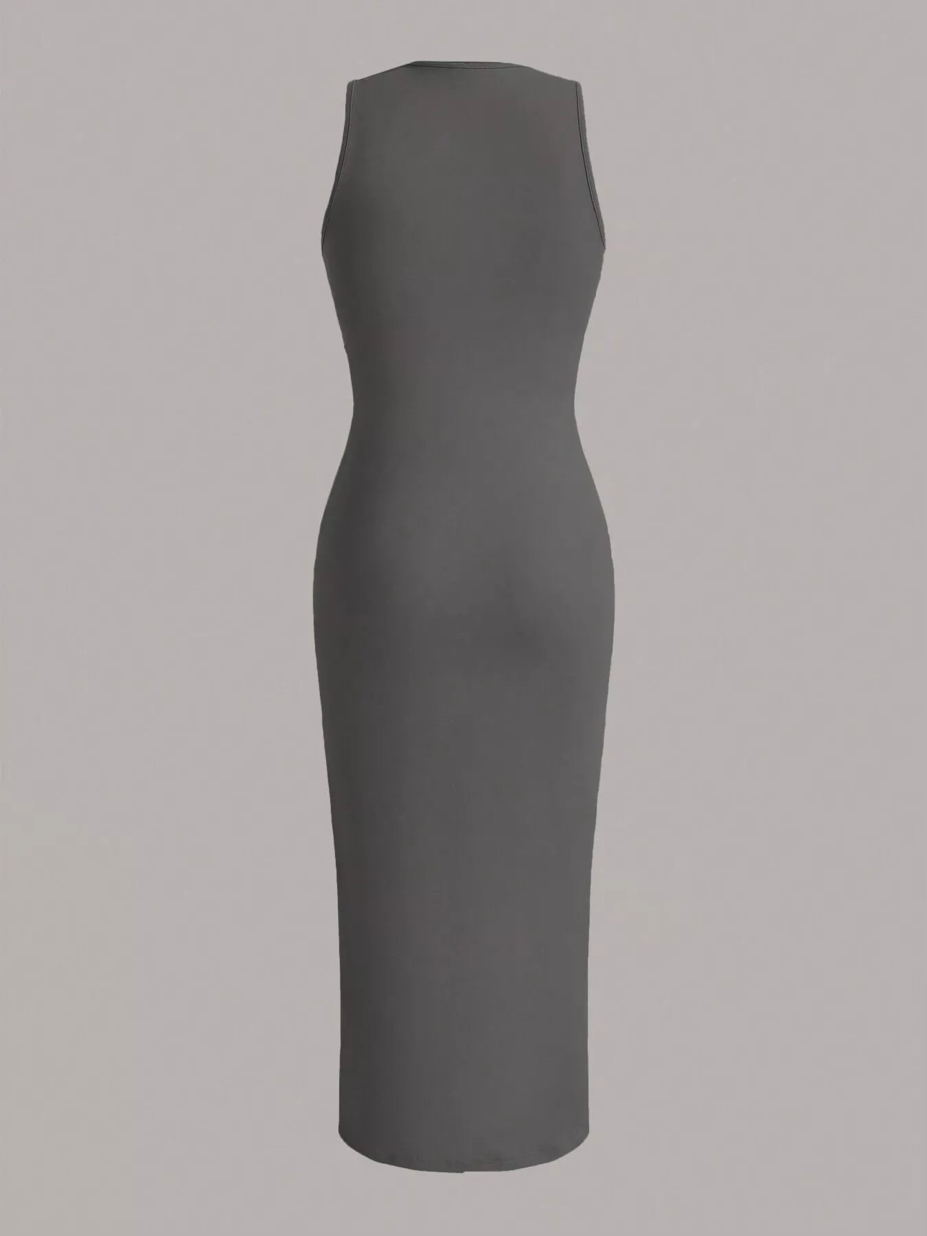 Sleeveless Round Neck Midi Dress