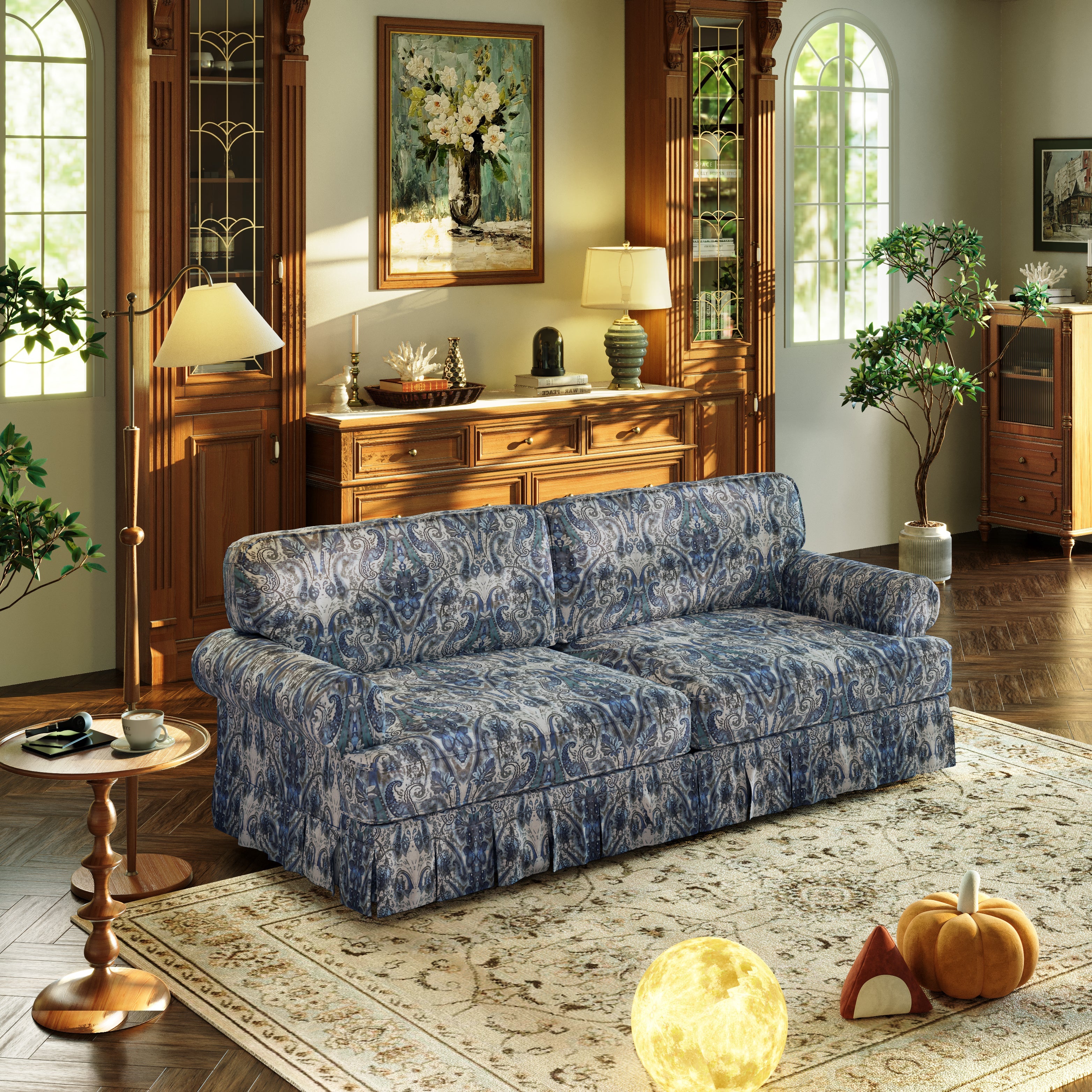 74" Luxurious 3-Seater Cloud Couch
