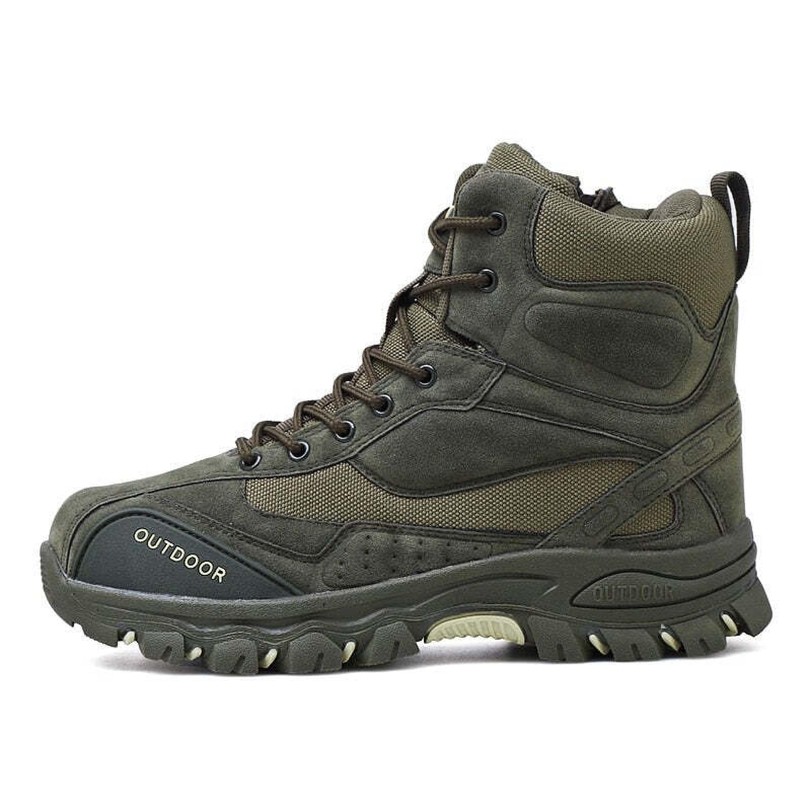 Tactical Military Combat Boots Men Genuine Leather US Army Hunting Trekking Camping Mountaineering Winter Work Shoes Bot JKPUDUN