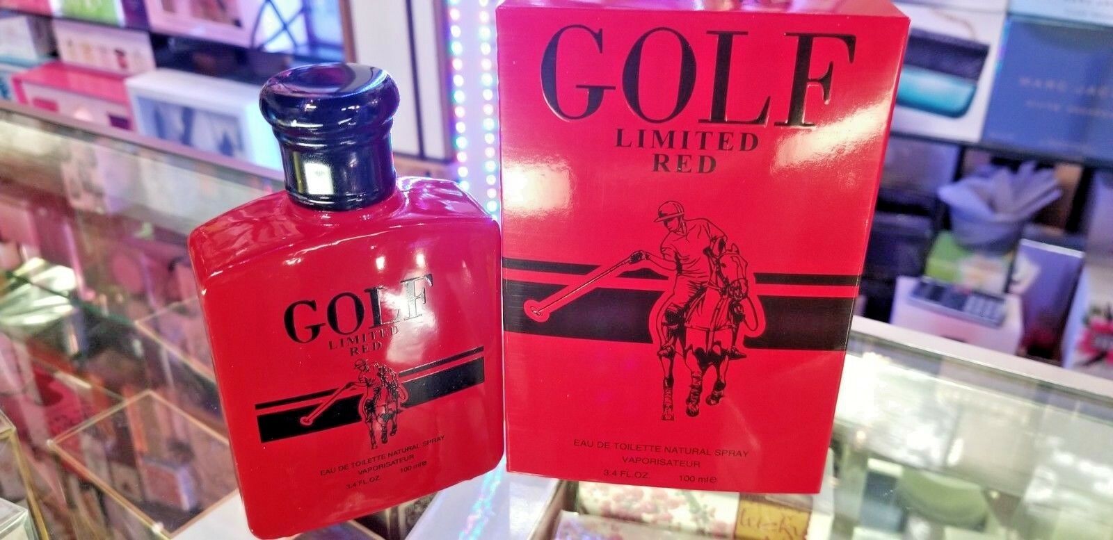 GOLD Liimited Red by Secret Plus 3.4oz 100m EDT Eau de Toilette Men * SEALED BOX