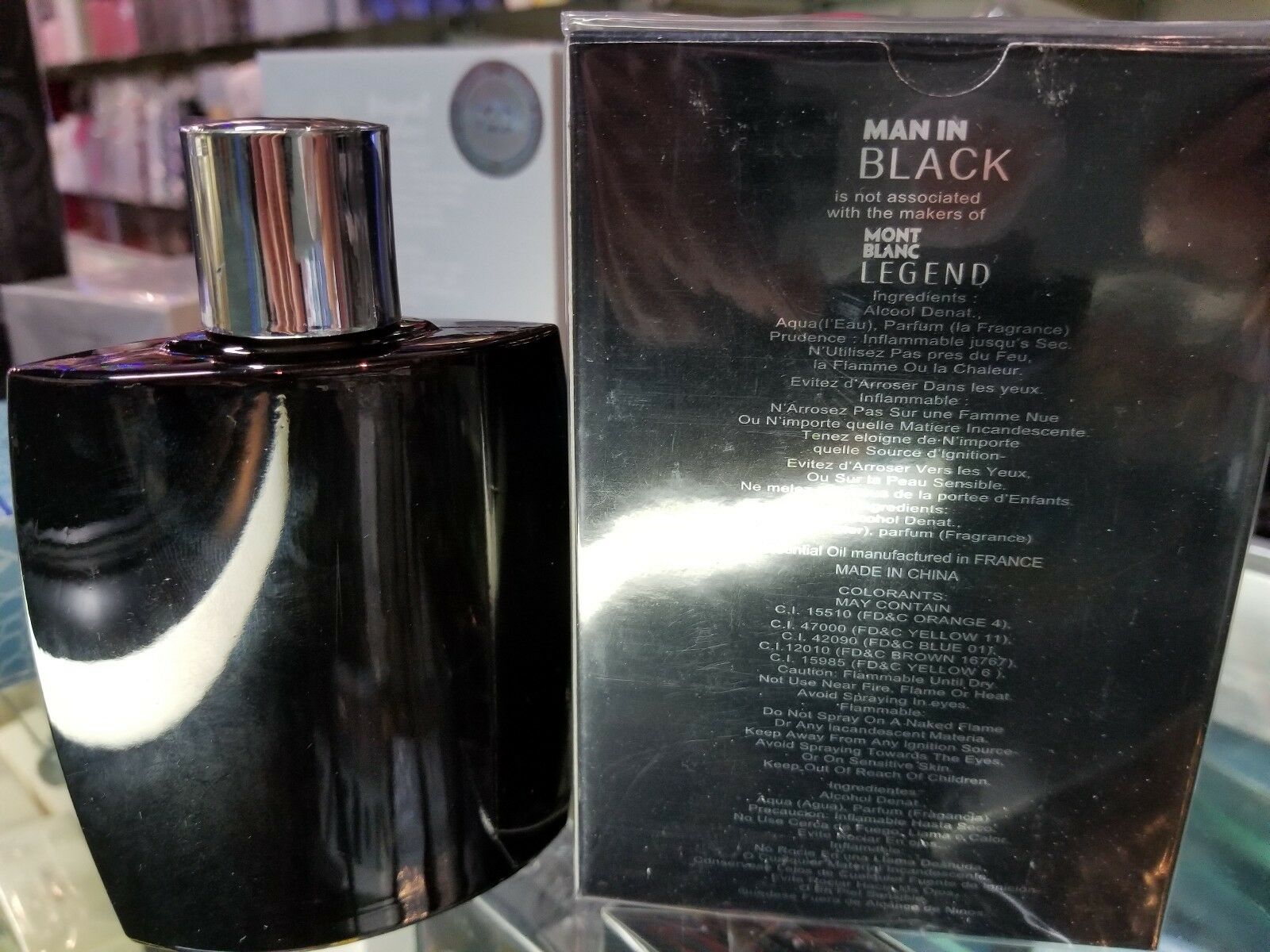 MAN IN BLACK for Men Secret Plu 3.4 oz 100 ml Toilette EDP Spray * SEALED IN BOX