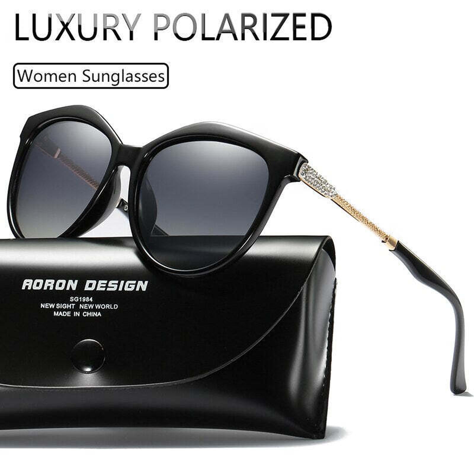 Gradient Polarized Sunglasses with Metal Temples