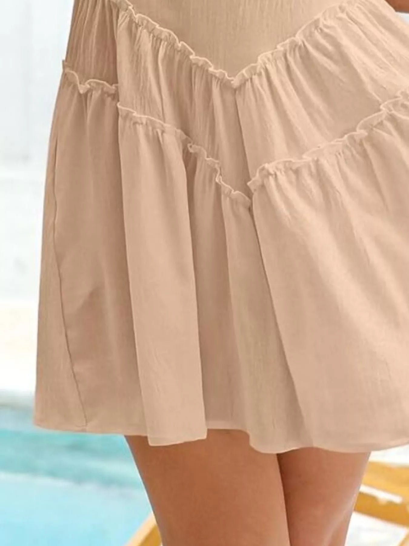 Round Neck Sleeveless Mini Dress