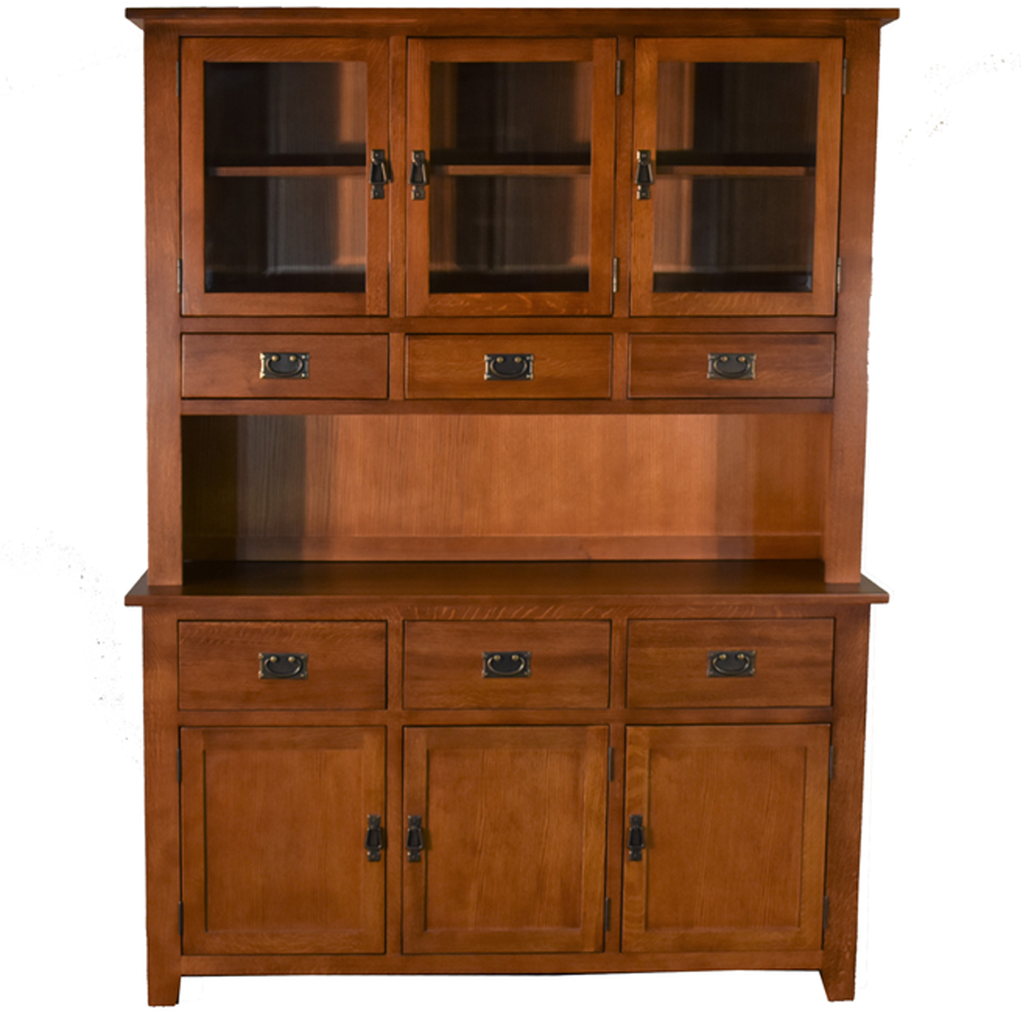 Mission 6 Door & 6 Drawer China Cabinet - Michael's Cherry - 59"