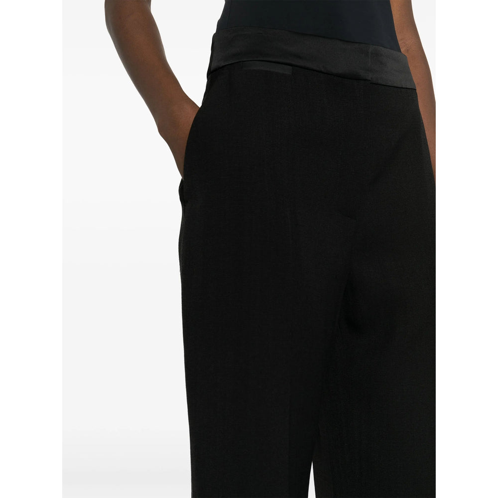 Casablanca Black Trousers - Straight Trousers Women