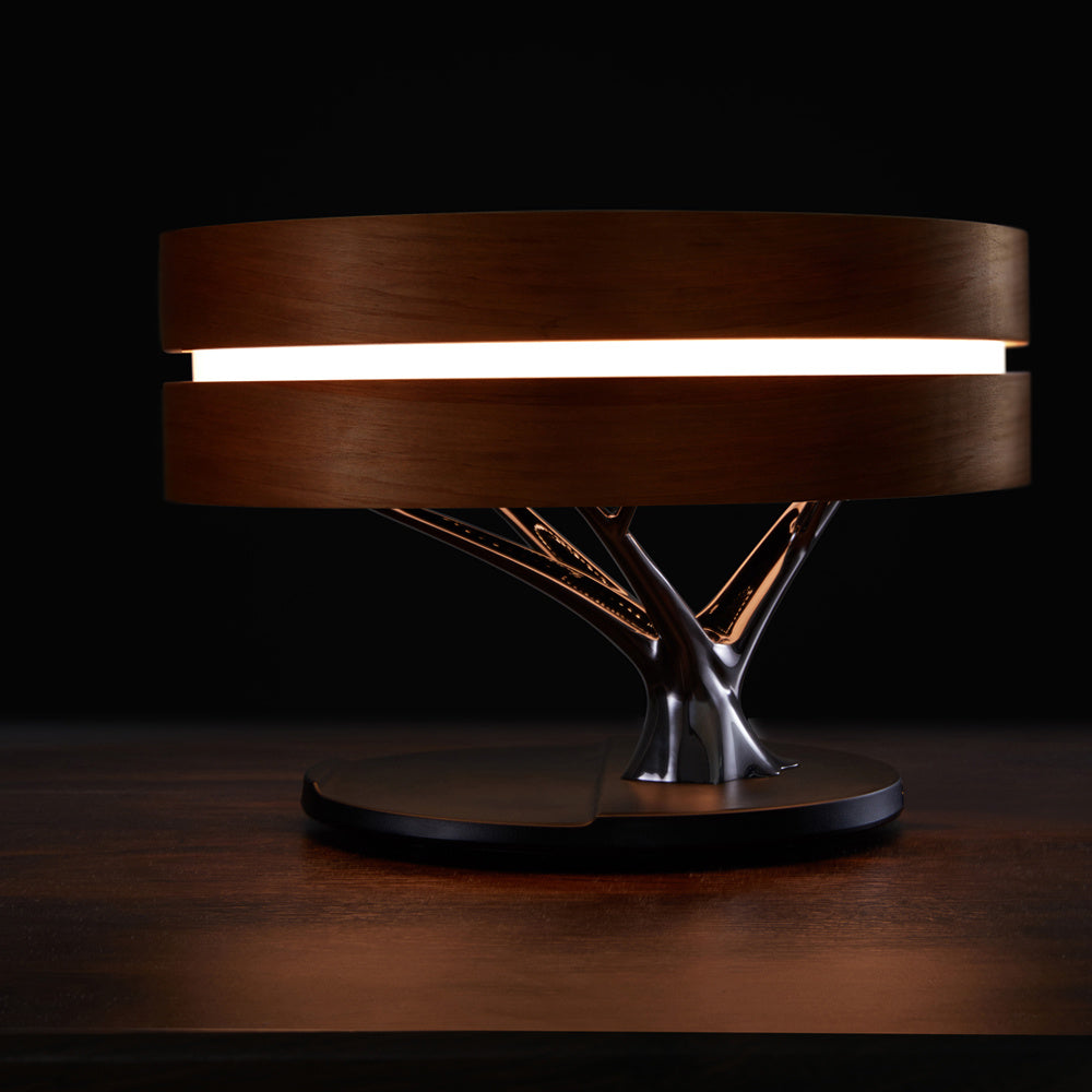 Luminary Speaker Lamp — Bluetooth 5.0, Wireless Charging & LED Ambient Light