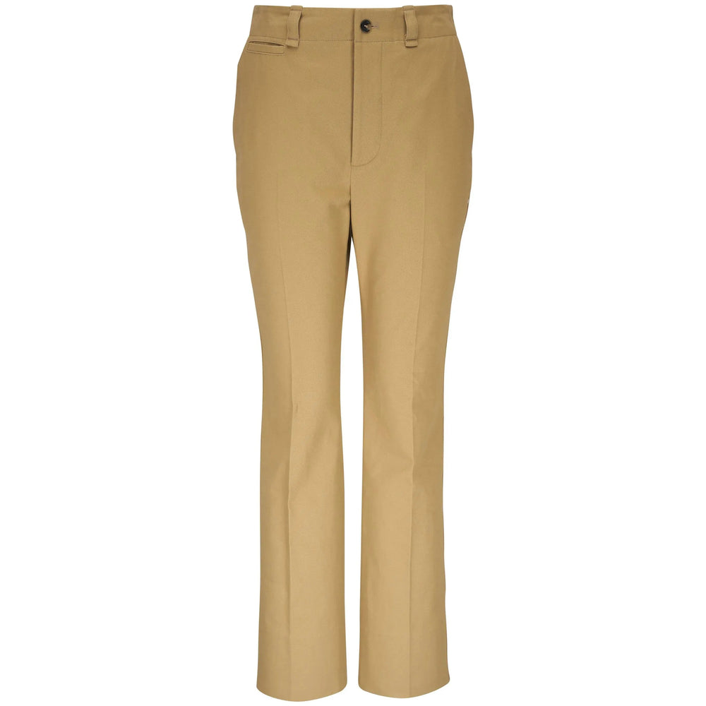 Saint Laurent Neutrals Trousers - Straight Trousers Women
