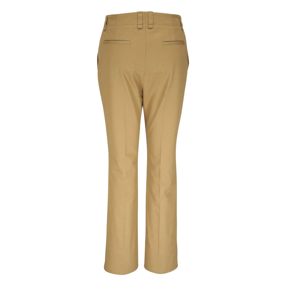 Saint Laurent Neutrals Trousers - Straight Trousers Women