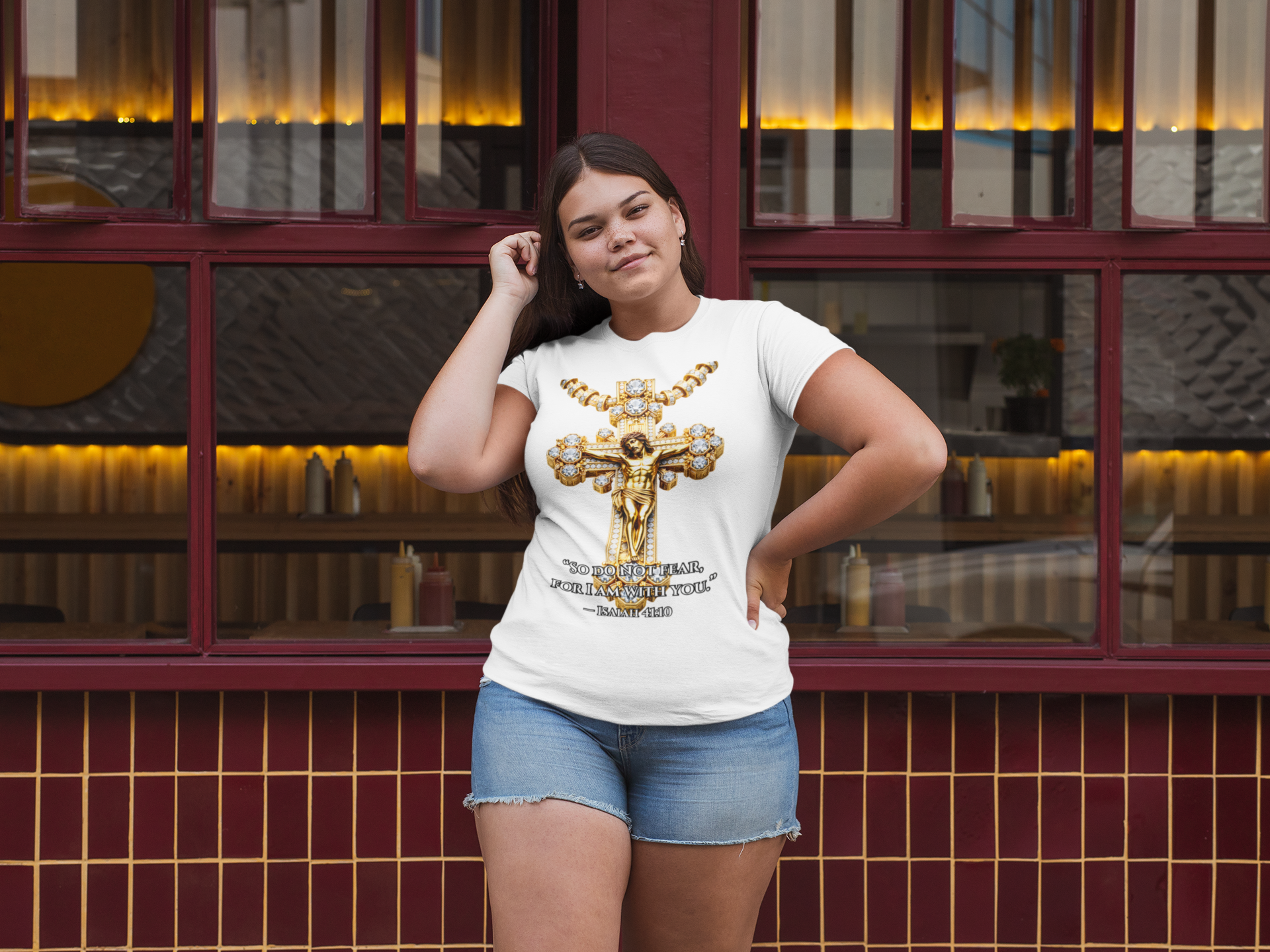 So do not fear, for I am with you. - Under ArmourⓇ athletic t-shirt