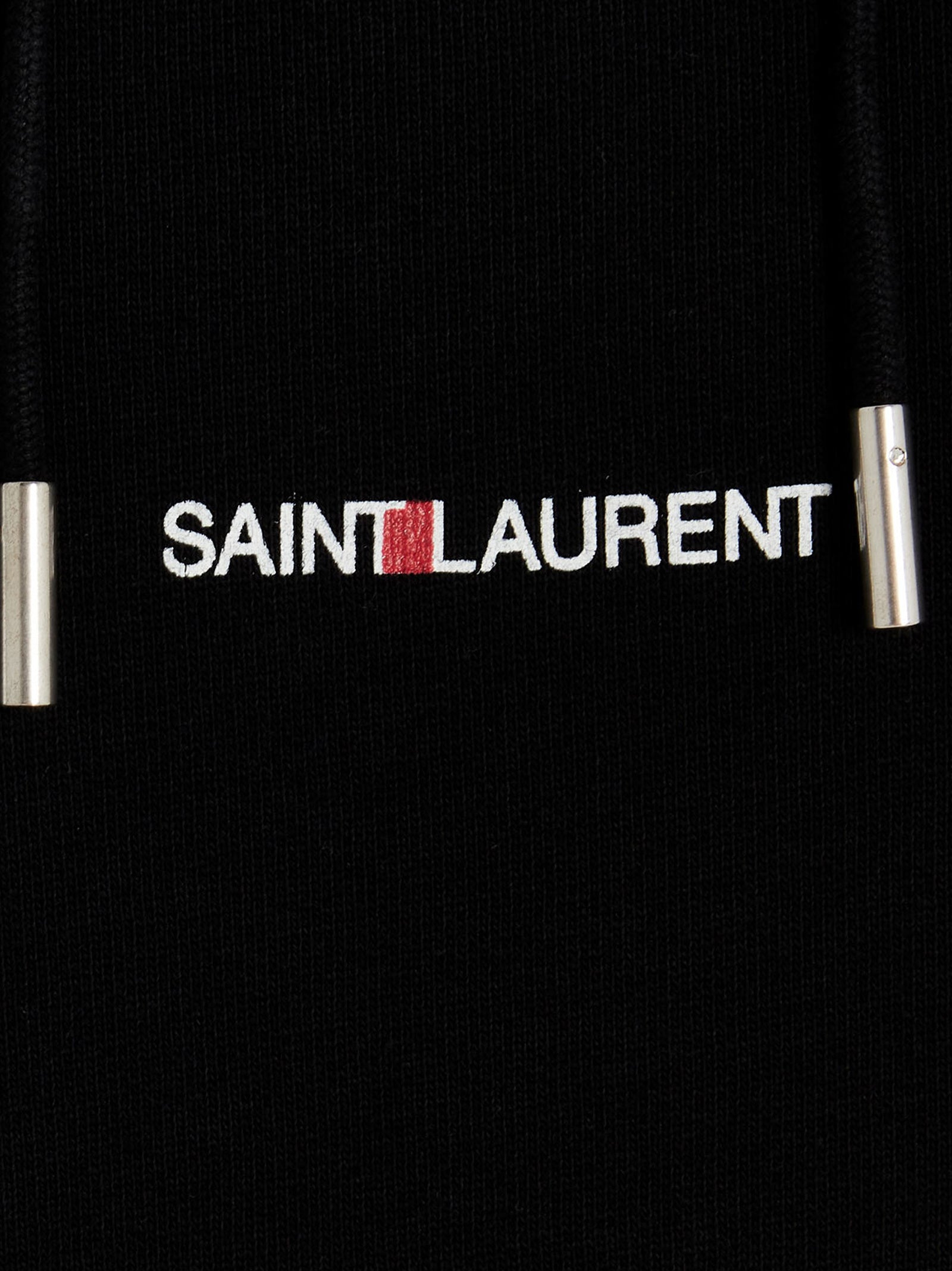 Saint Laurent Women Logo Print Hoodie