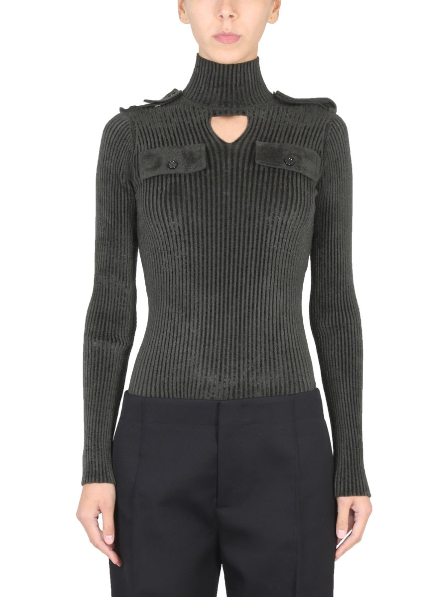 Bottega Veneta Women Maglia Military