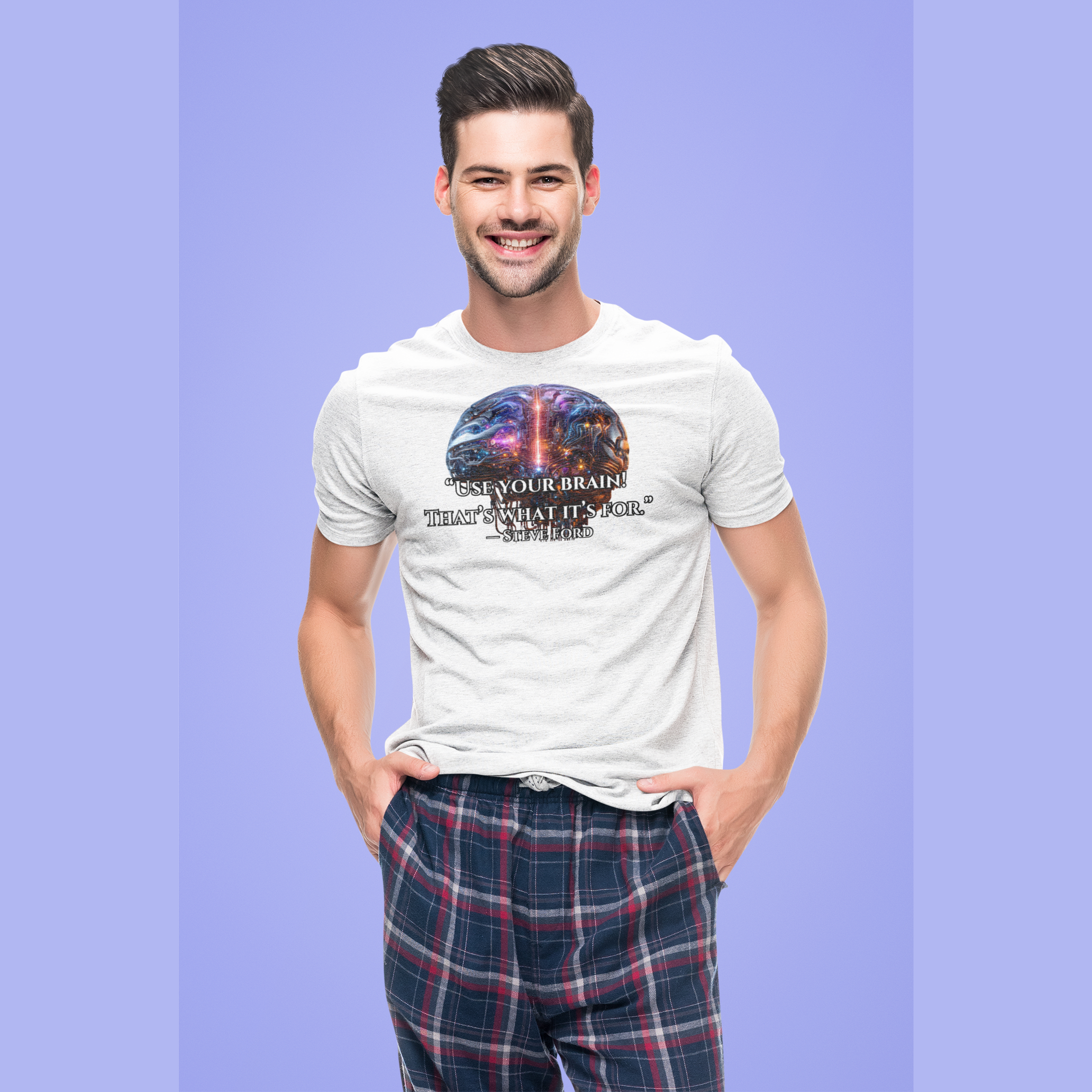 “Use your brain! That’s what it’s for.” - Under ArmourⓇ athletic t-shirt