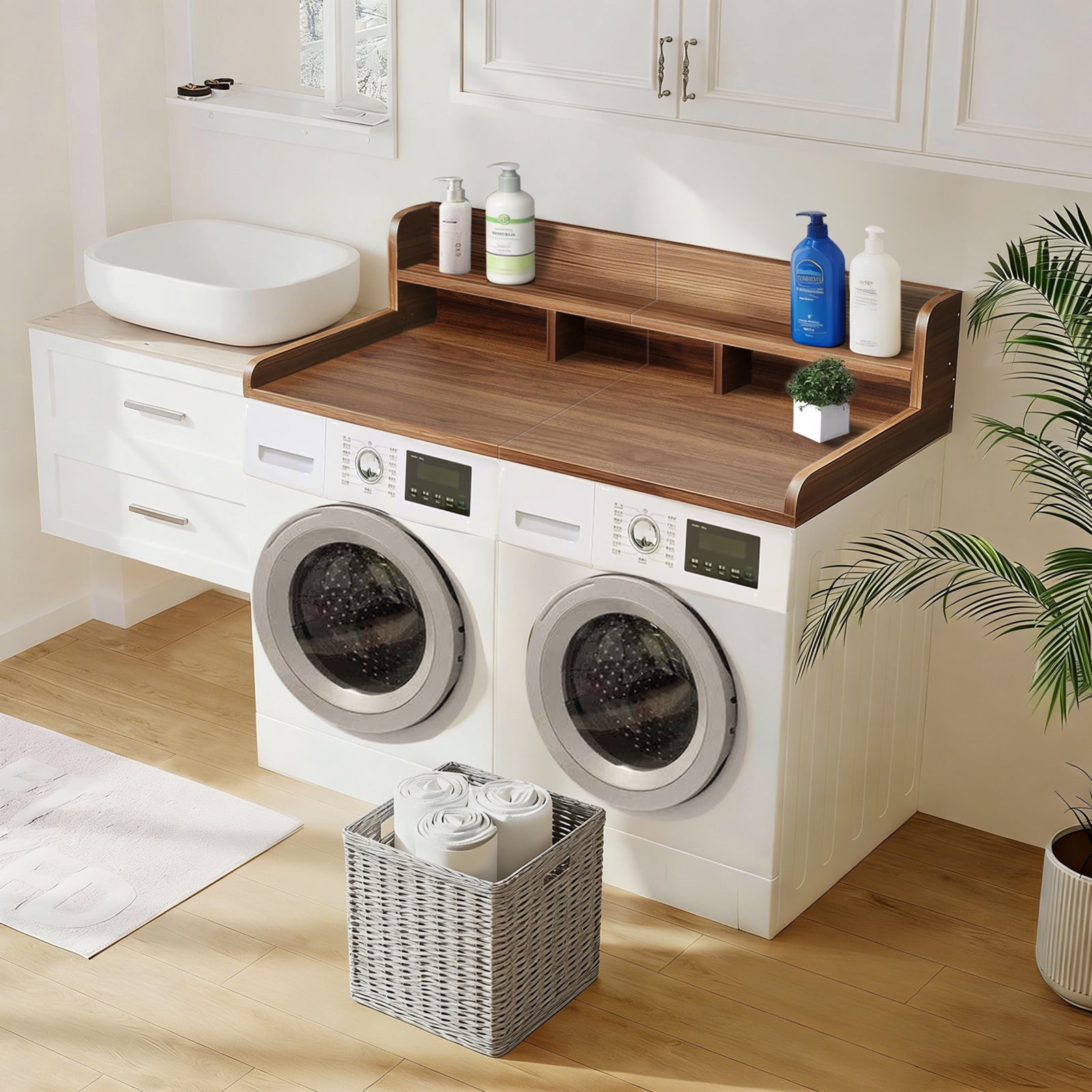 Washer Dryer Countertop with Non-slip Pads