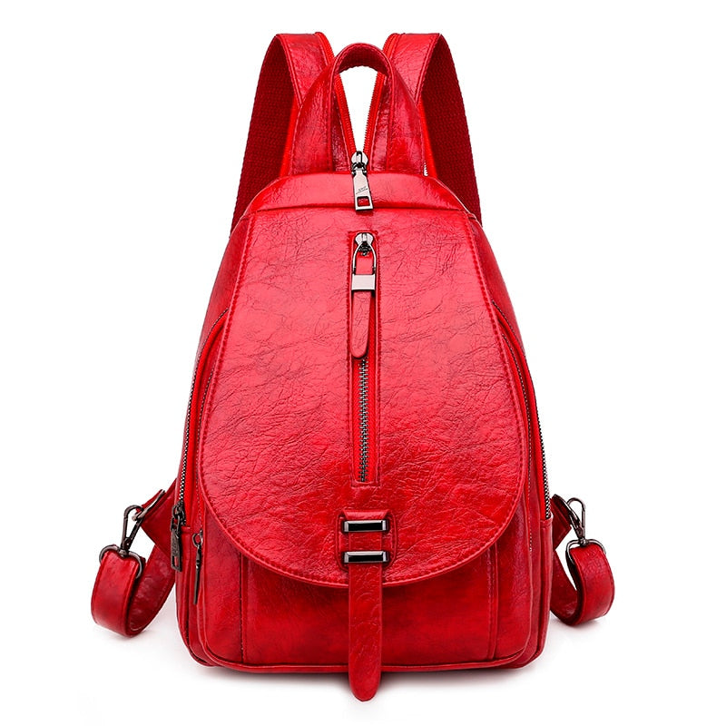Gorgeous Travel Shoulder Bag School Backpacks For Teenage Girls Sac A Dos Women Leather Backpacks High Quality Ladies Bagpack New