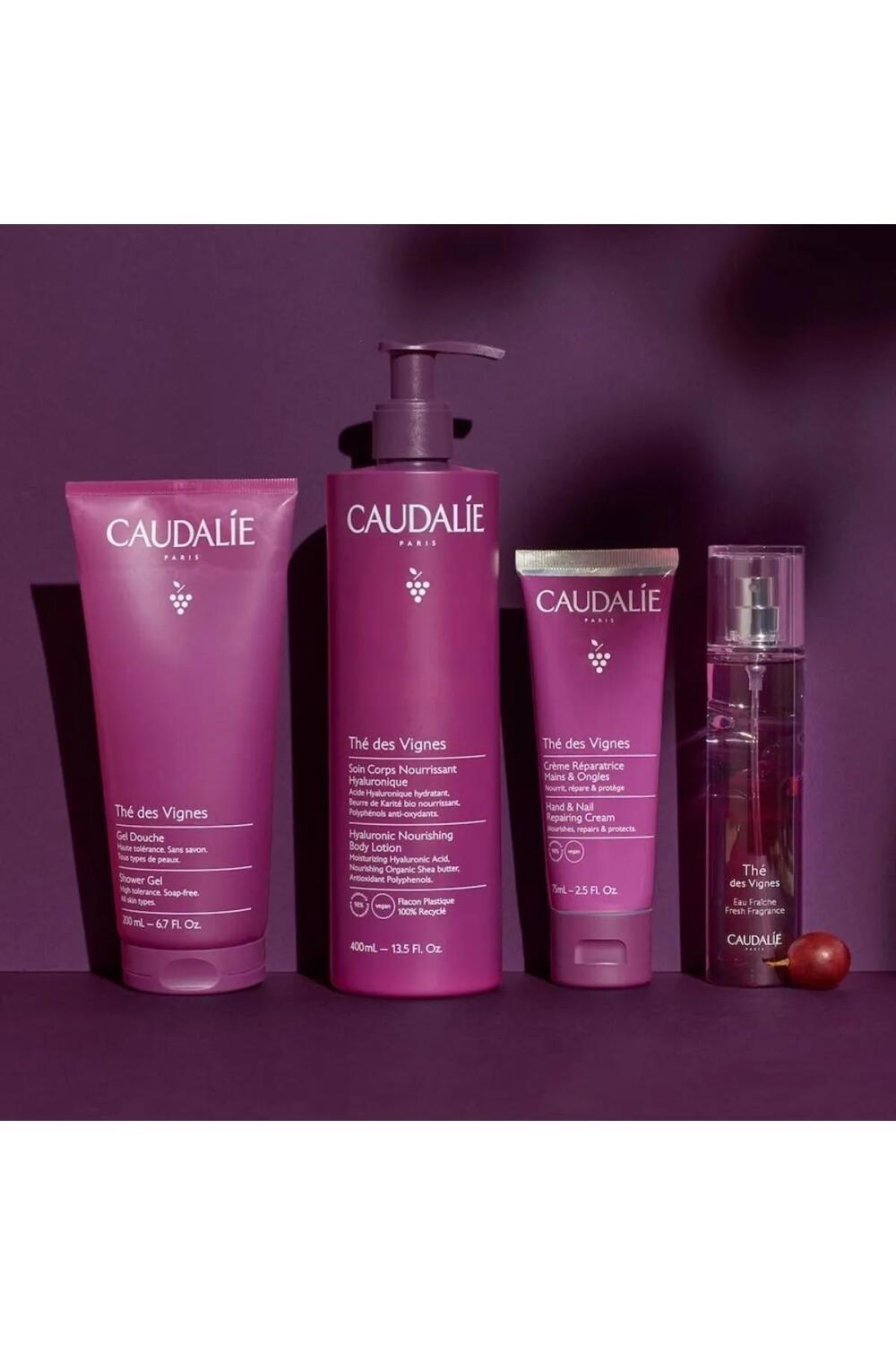 Caudalie The Des Vignes Body Lotion 400ml - Moisturizing, Softening, and Soothing Dry Skin