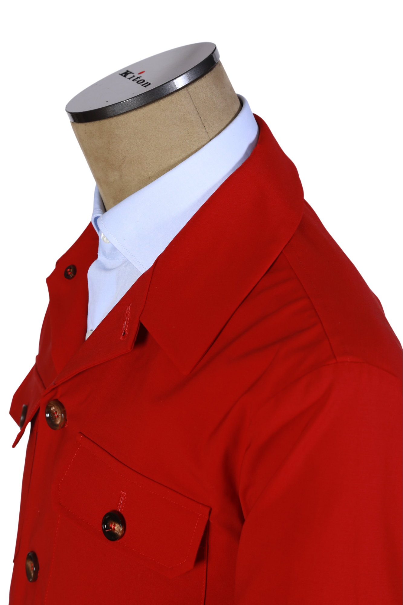 Kired by Kiton Solid Polyester-Wool Jacket
