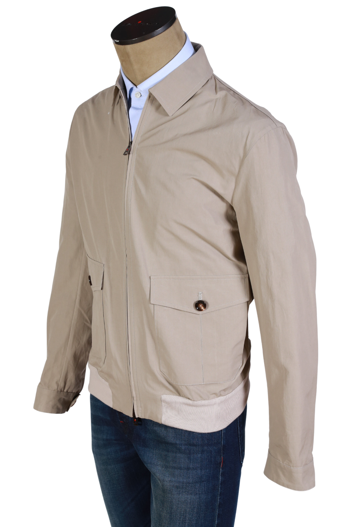 Kired by Kiton Solid Polyester Jacket
