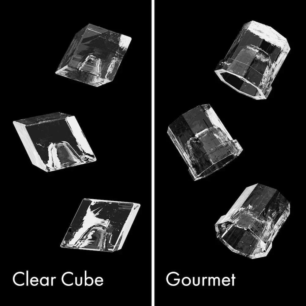 ZLINE 15" Touchstone Clear Cube Ice Maker Drain Pump Solid Stainless Steel Door ICCD-ST-15