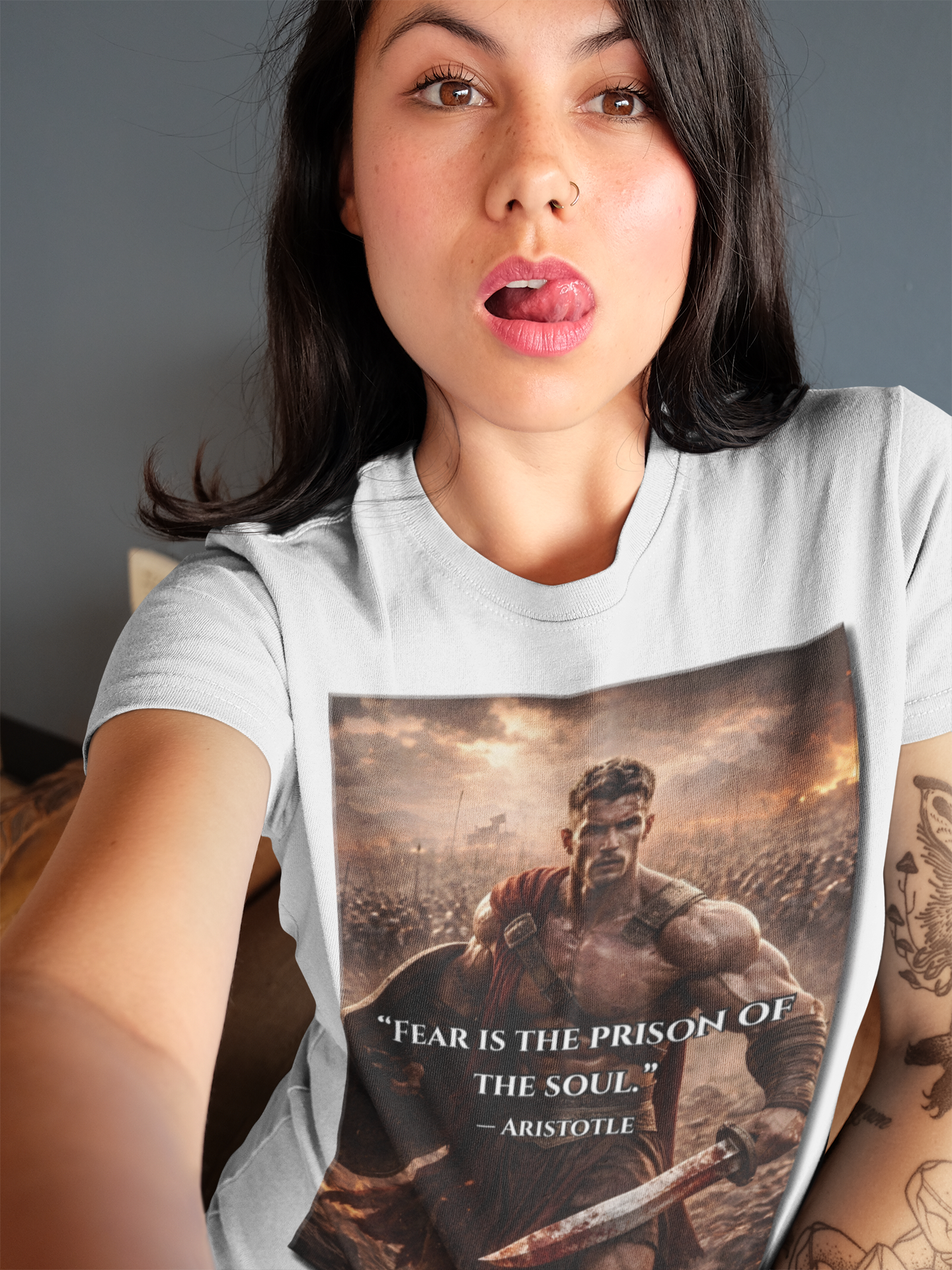 Fear is the prison of the soul. - Under ArmourⓇ athletic t-shirt