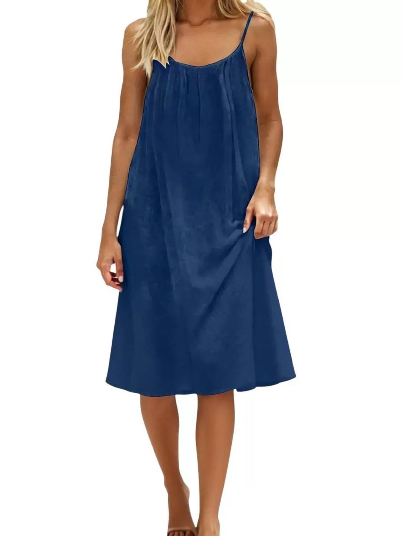 Backless Spaghetti Strap Casual Dress