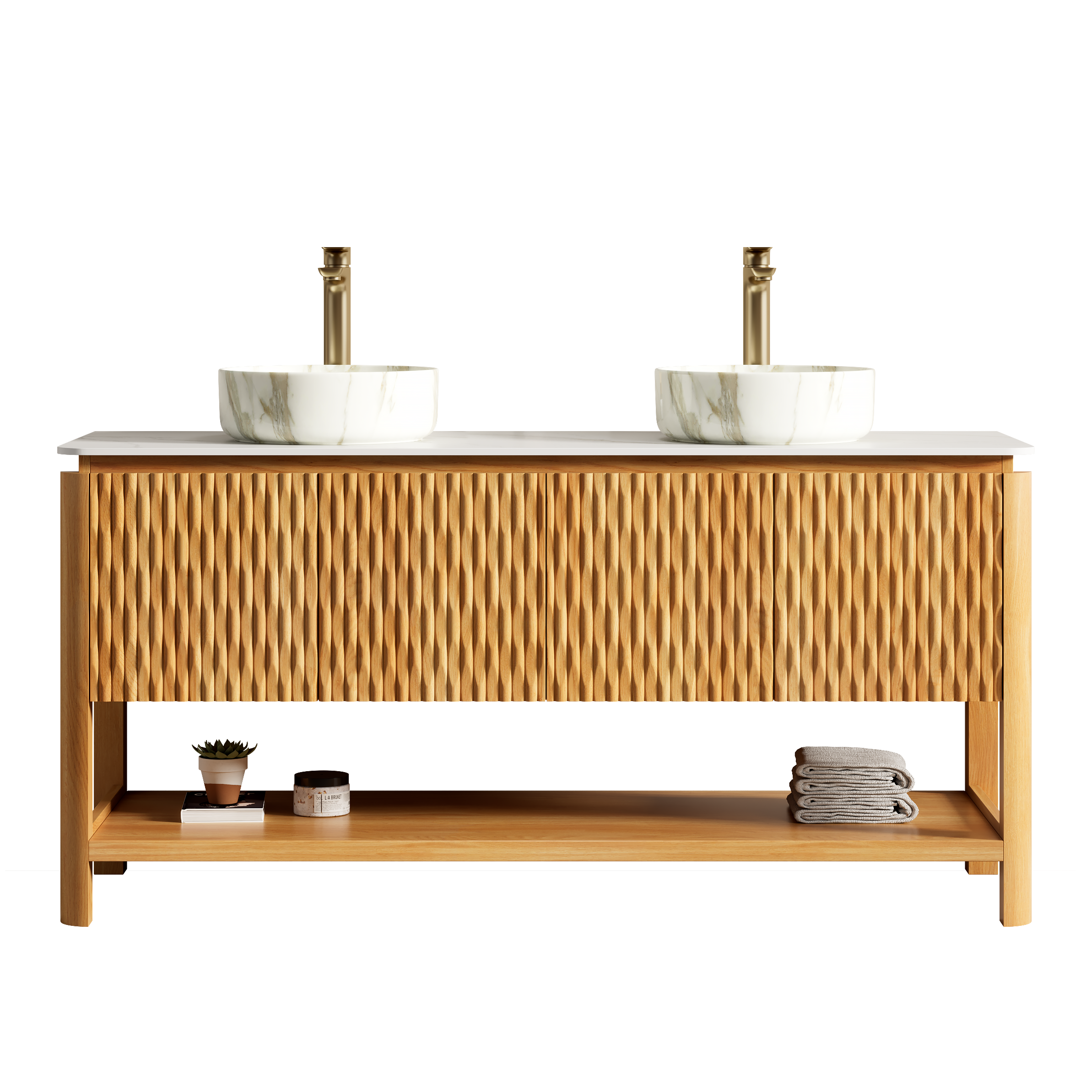 Sharma 60" Bathroom Vanity & Sinks