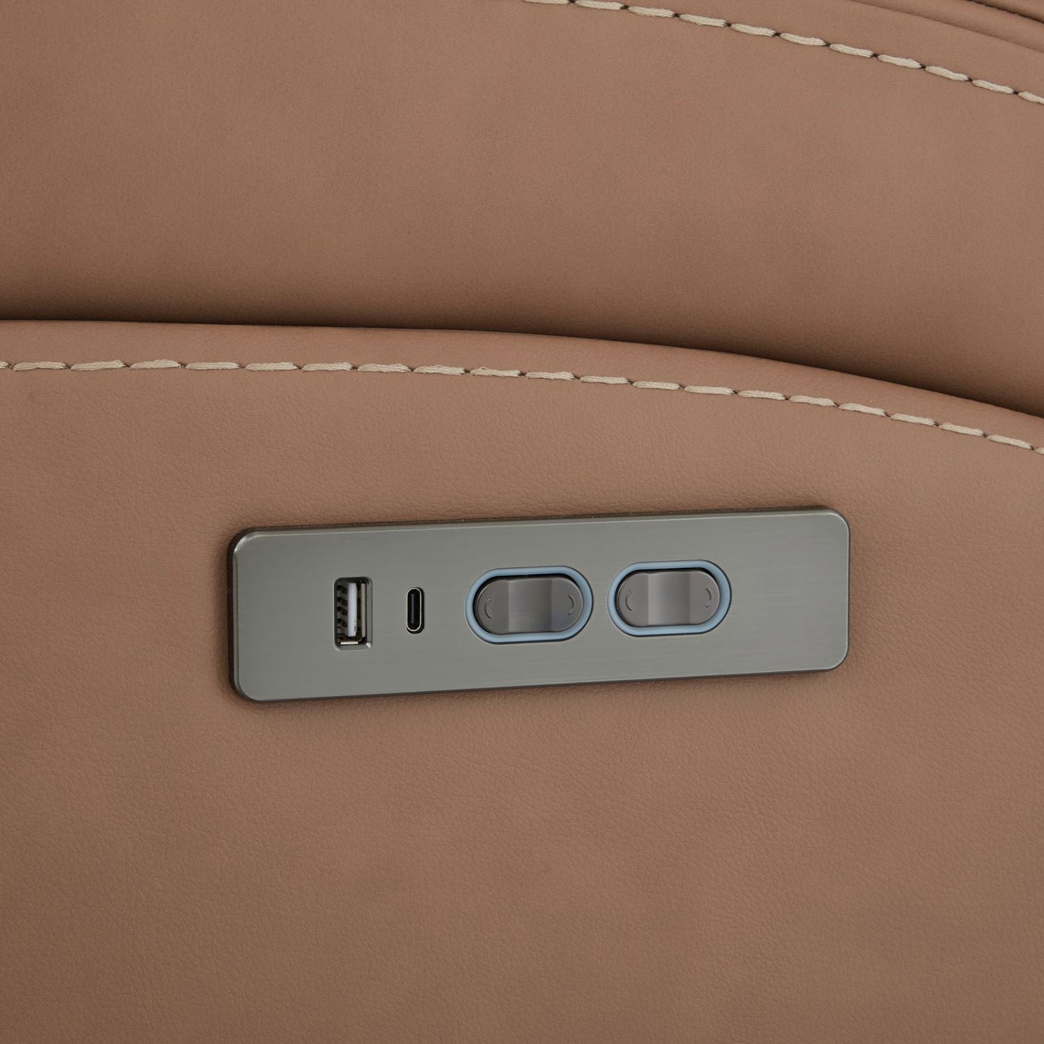 Velour Collection Top Grain Leather Recliner with Zero Gravity Power