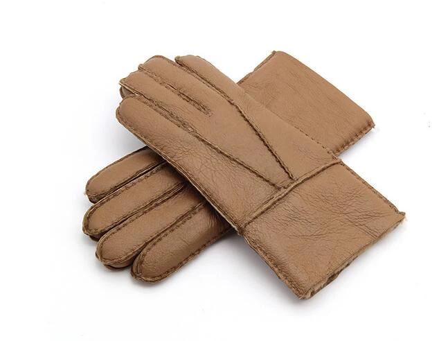 Gentleman's Genuine Sheepskin Shearling Gloves